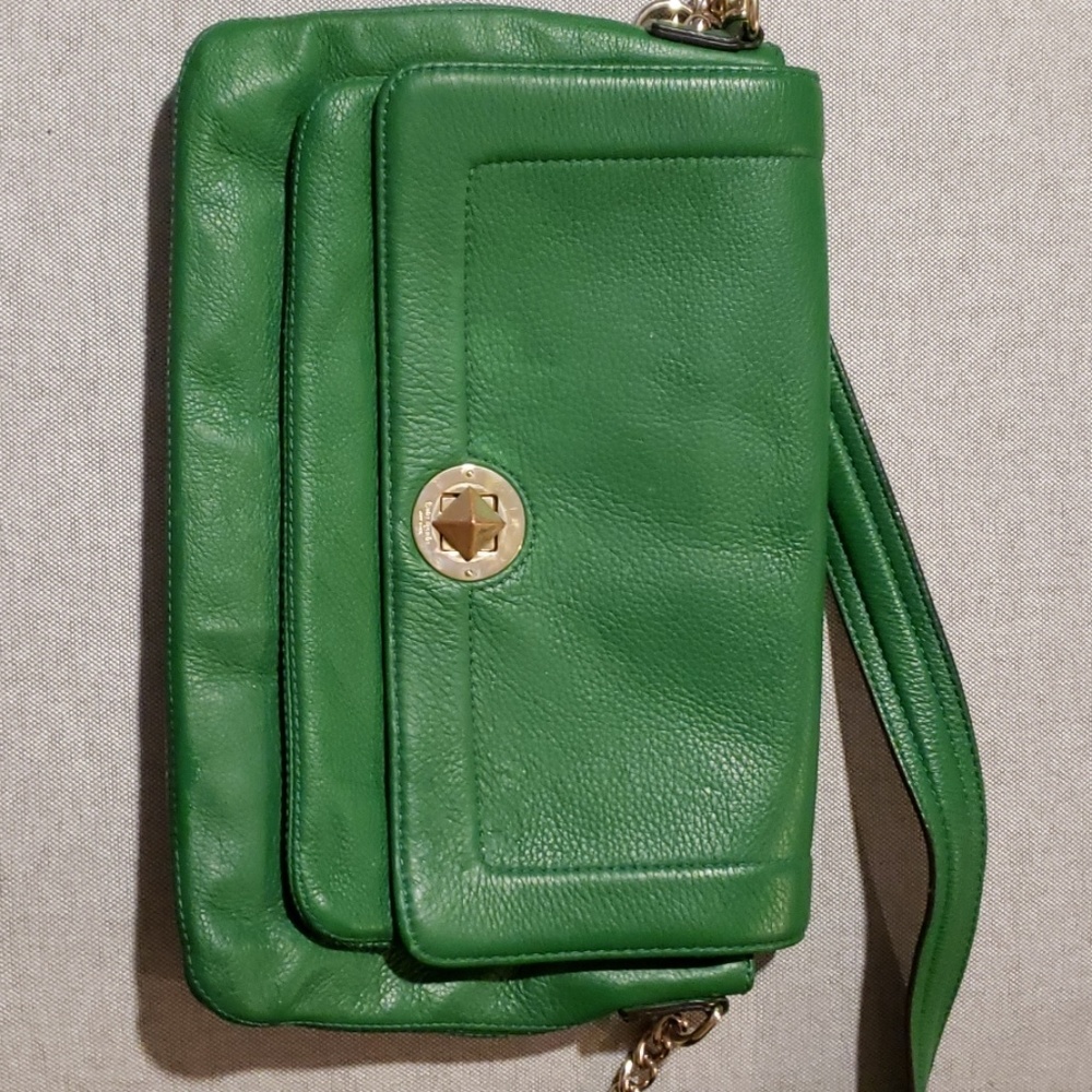 Green Kate Spade Purse